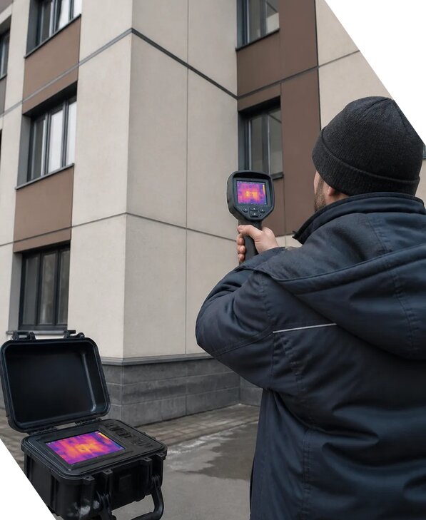 Тепловизионное обследование зданий и сооружений в Новосибирске
